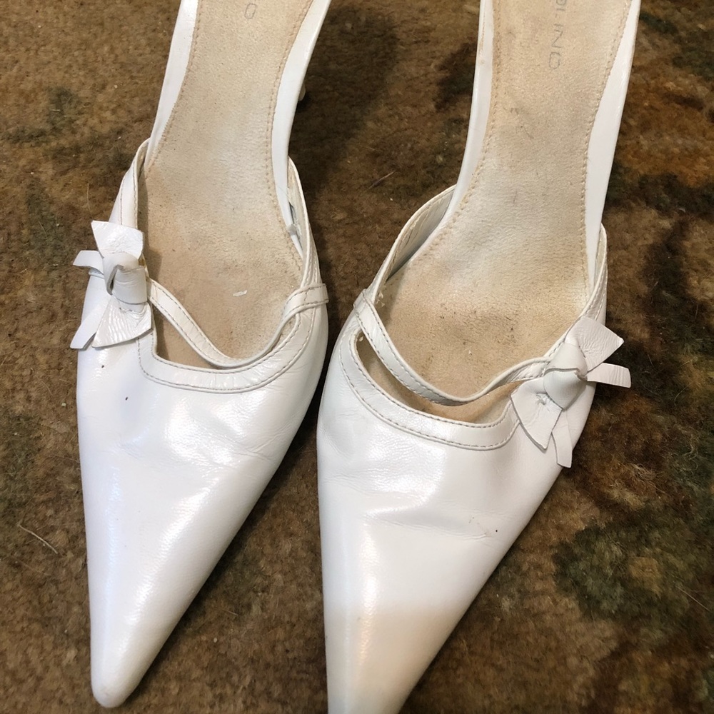 Awesome white heels!